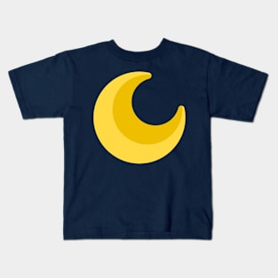 Golden Crescent Moon Kids T-Shirt